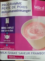 Milical LCD Milk Shake Saveur Framboise 1 Sachet
