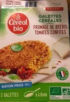 Galettes céréales fromage de brebis tomates confites