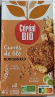 Carrés de blé montagnard