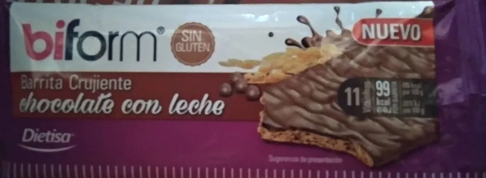 Barrita crujiente chocolate con leche