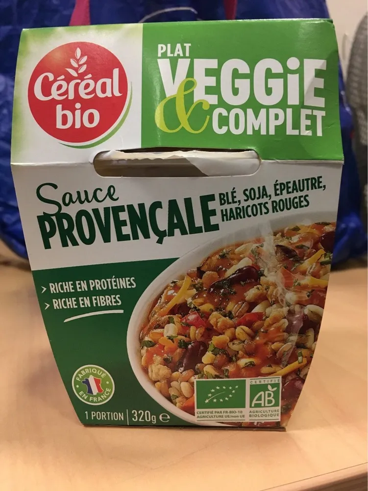 Plat veggie et complet