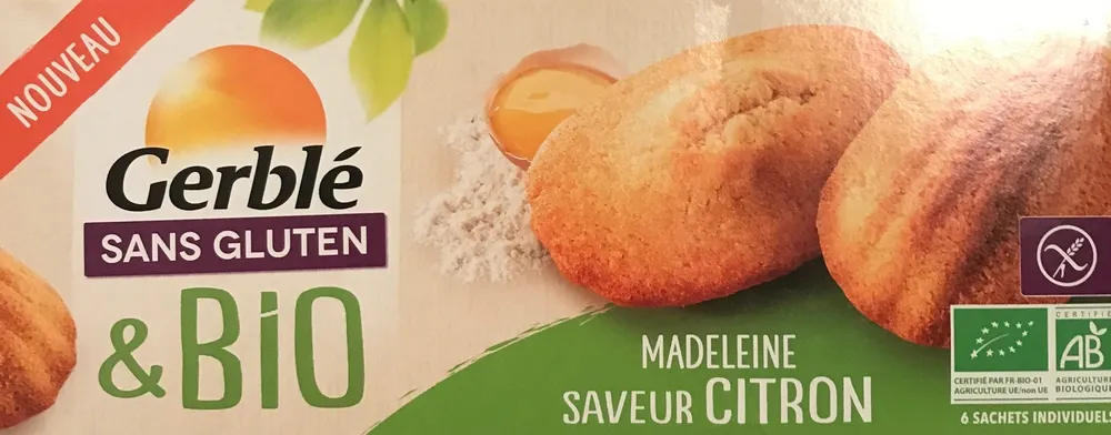 Madeleine saveur citron