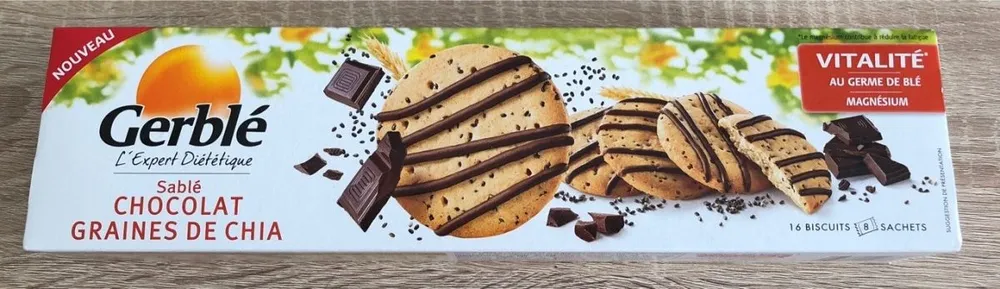 Sablé chocolat graines de chia
