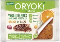Milical Oryoki - Veggie Barres Orange et Cacao