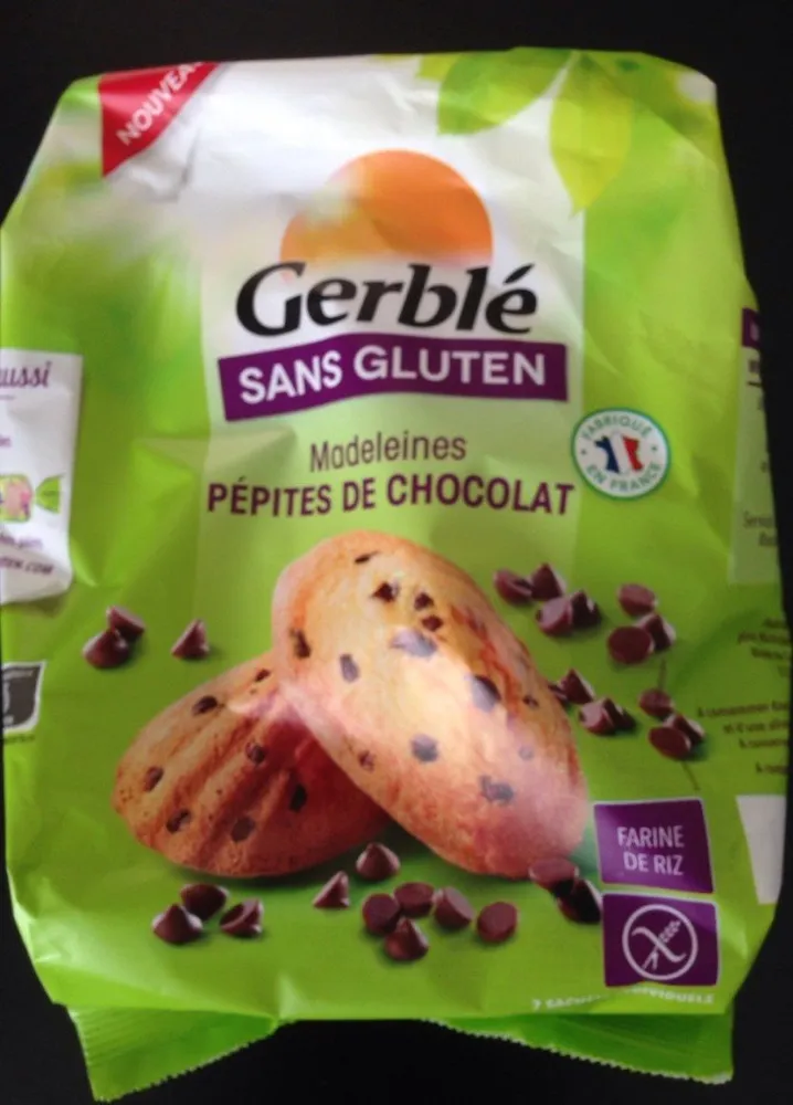 Gerblé - Gluten and Lactose Free Madeleines Chocolate Chips, 210g (7.5oz)