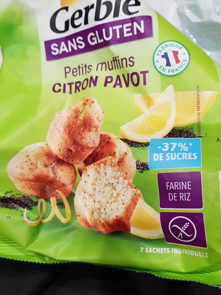 Petit muffin citron pavot sans gluten