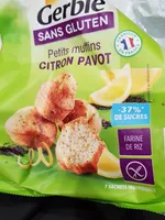 Petit muffin citron pavot sans gluten