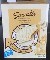 Barres céréales multivitamines chocolat blanc