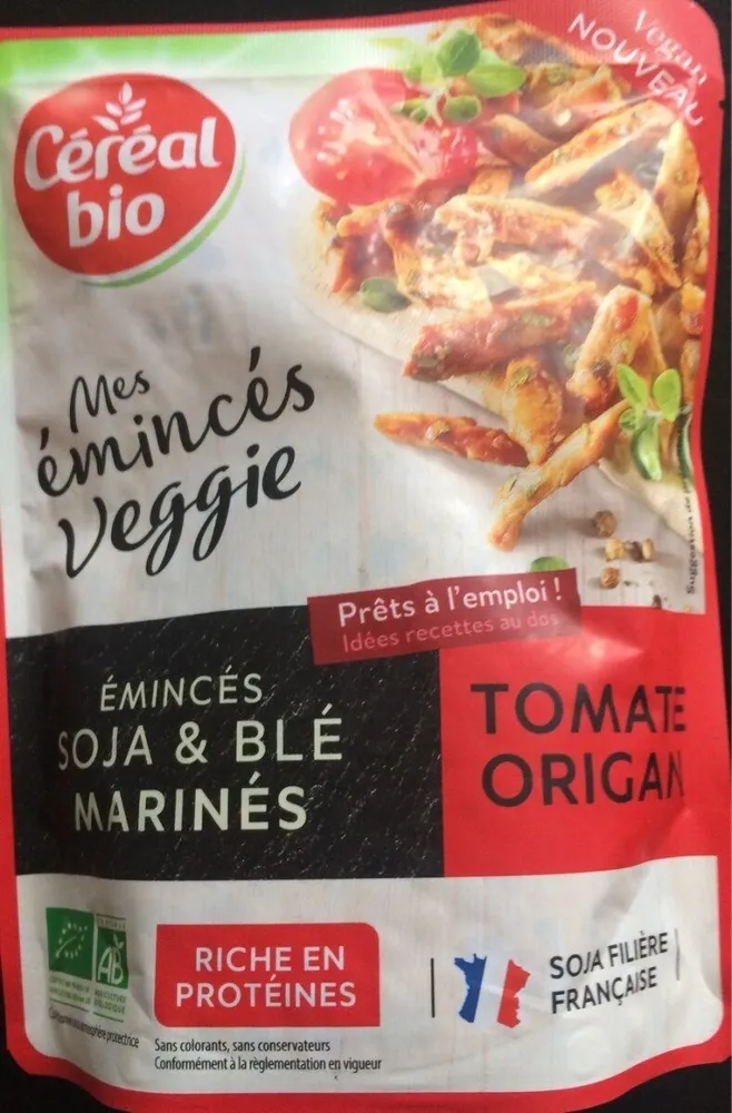 Mes emincés veggie - tomate origan