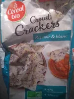 Crousti crackers riz noir et blanc