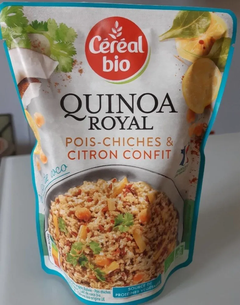 Quinoa royal - Pois-chiches & citron confit