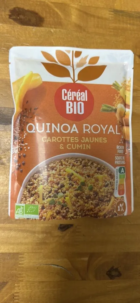 Quinoa Royal - Carottes jaunes et cumin