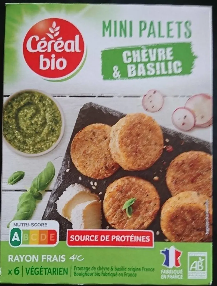 MINI PALETS CHÈVRE ET BASILIC