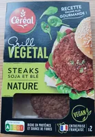 Grill végétal steak soja et blé