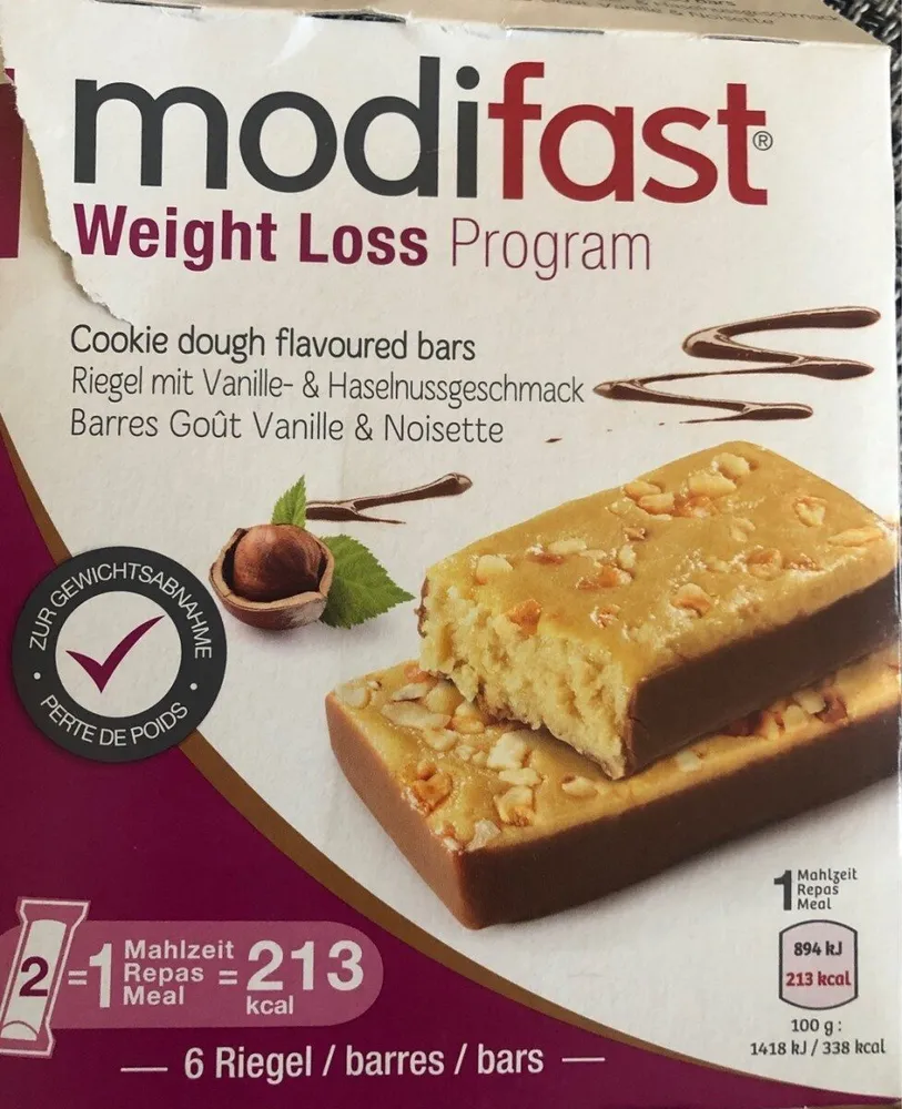 Modifast barres gout vanille