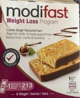Modifast barres gout vanille