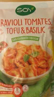 Ravioli tomates tofu et basilic