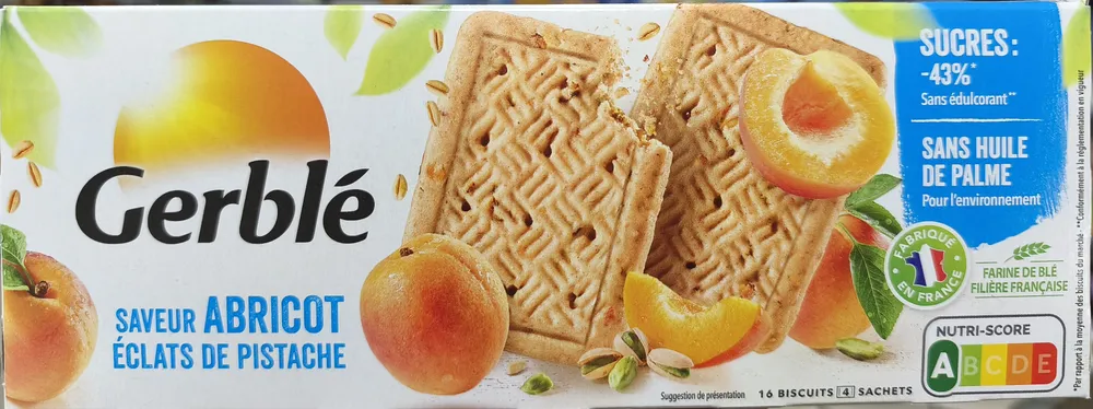 Biscuits Abricot Pistache