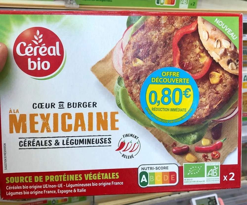 Coeur de burger à la mexicaine