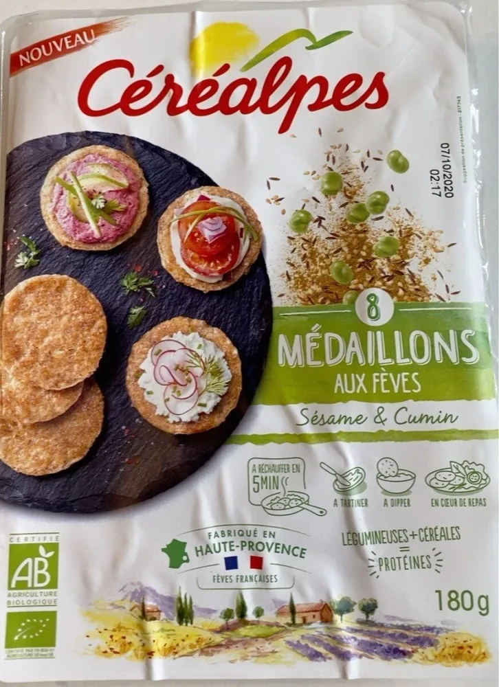 Medaillons aux feves