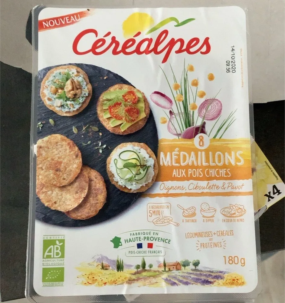 Medaillons aux pois chiches