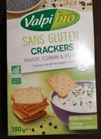 Crackers pavot cumin poivre