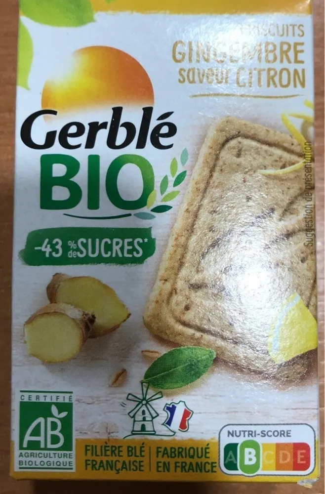 Biscuit gingembre citron