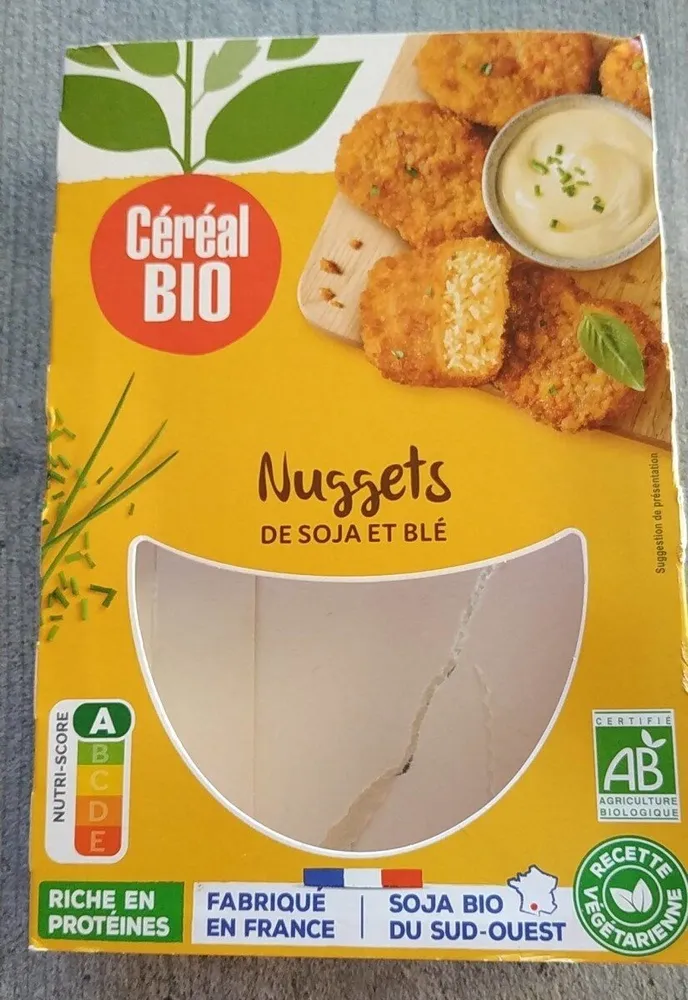 Nuggets Soja et Blé Bio et Végétal