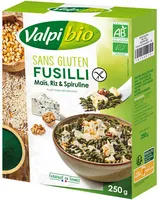 Fusilli maïs, riz et spiruline