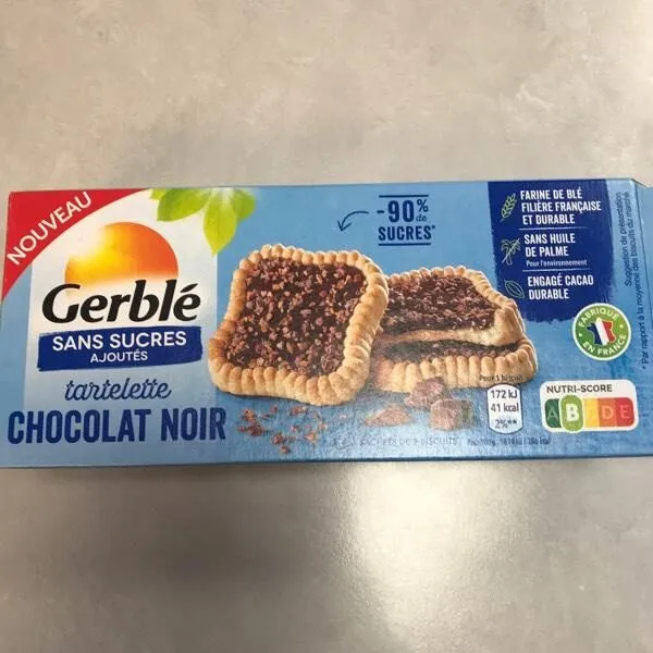 Gerblé - No Sugar Added Chocolate Tartlet, 127g (4.5oz)