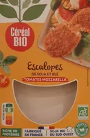 Escalopes de soja et blé tomates mozzarella