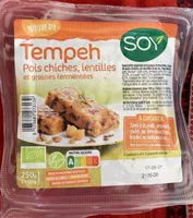 Tempehpois chiches lentilles et graines fermentees