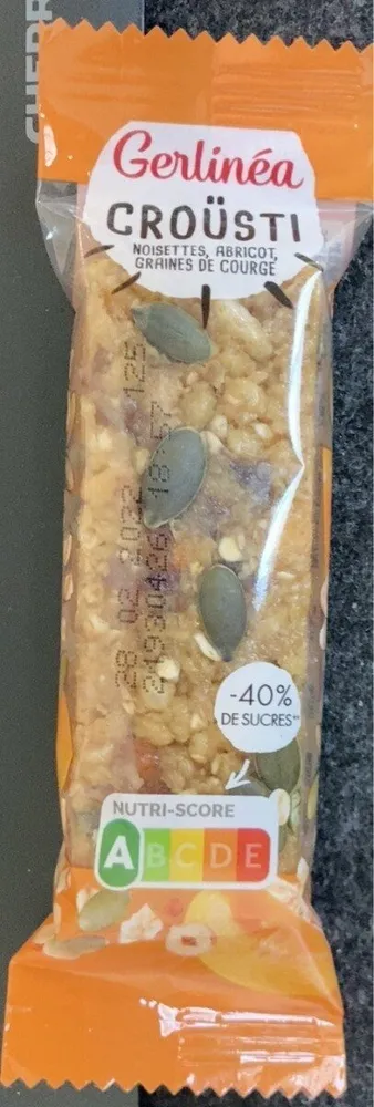 Crousti noisette, abricot, graines de courge