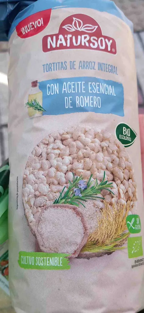 tortitas de arroz integral
