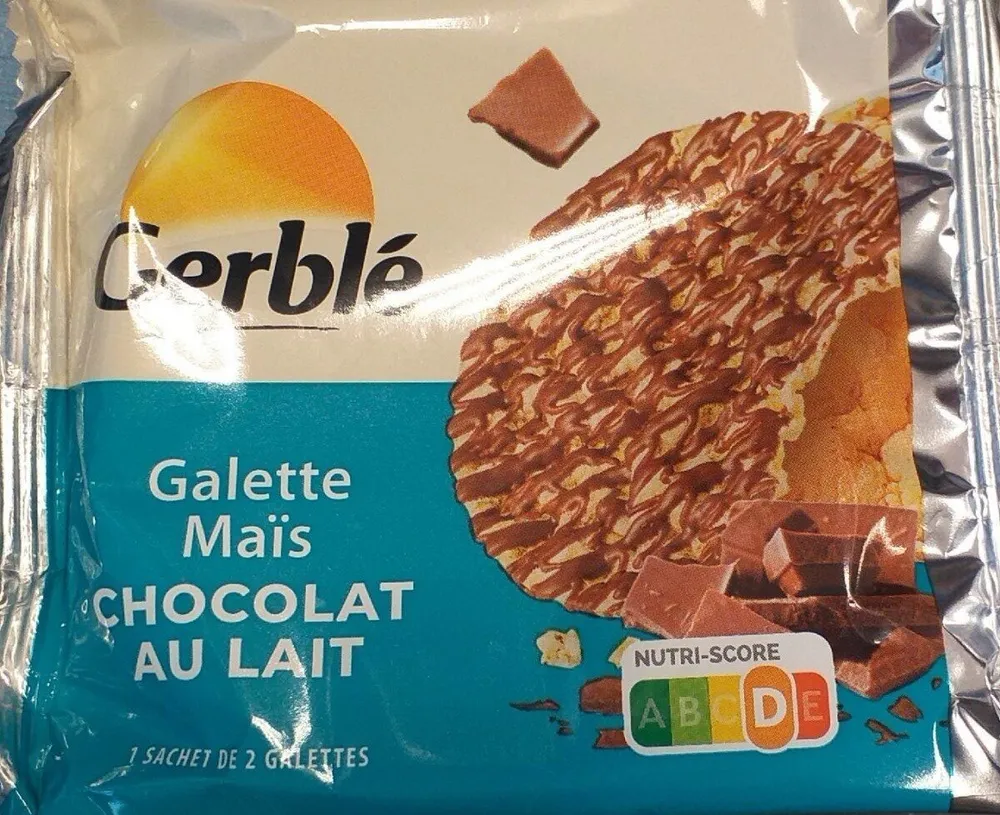 Galette de mais au chocolat au lait