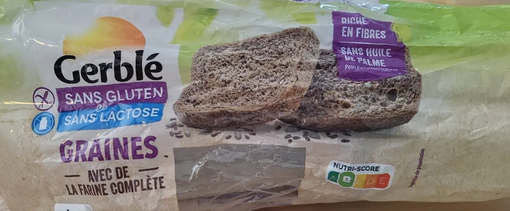 Gerblé sans gluten sans lactose