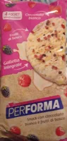 Galletta integrale cioccolato bianco e frutti di bosco
