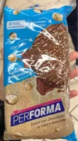 Snack con cioccolato al latte e nocciole