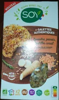 Galettes authentiques épeautre, panais, lentilles corail