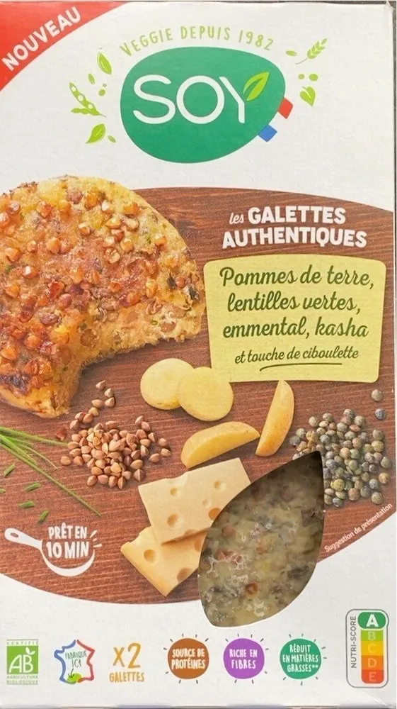 Les galettes authentiques pommes de terre