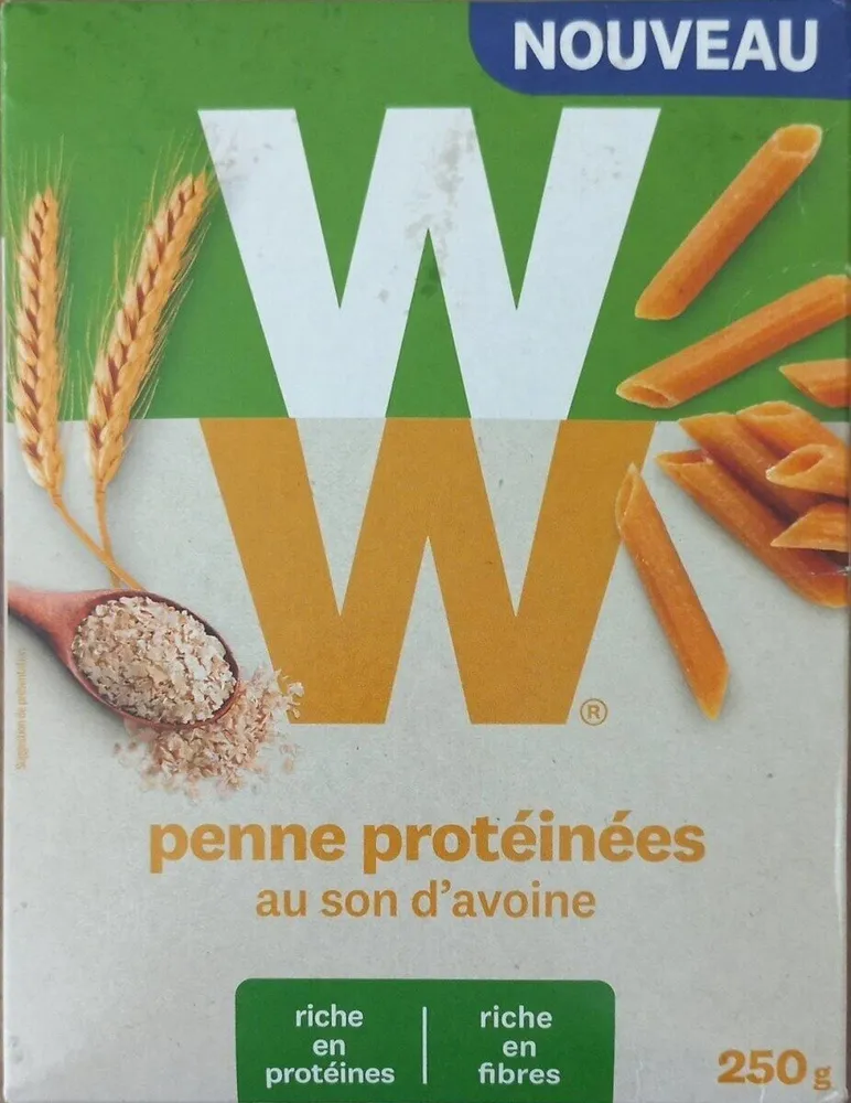 Penne protéinées au son d'avoine