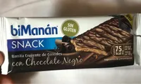 Barrita de cereales y chocolate negro