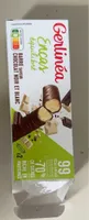 barre saveur chocolat noir et blanc