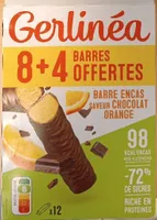 Barre encas saveur chocolat orange