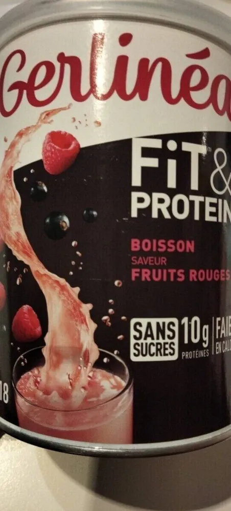 Fit et protein fruits rouges