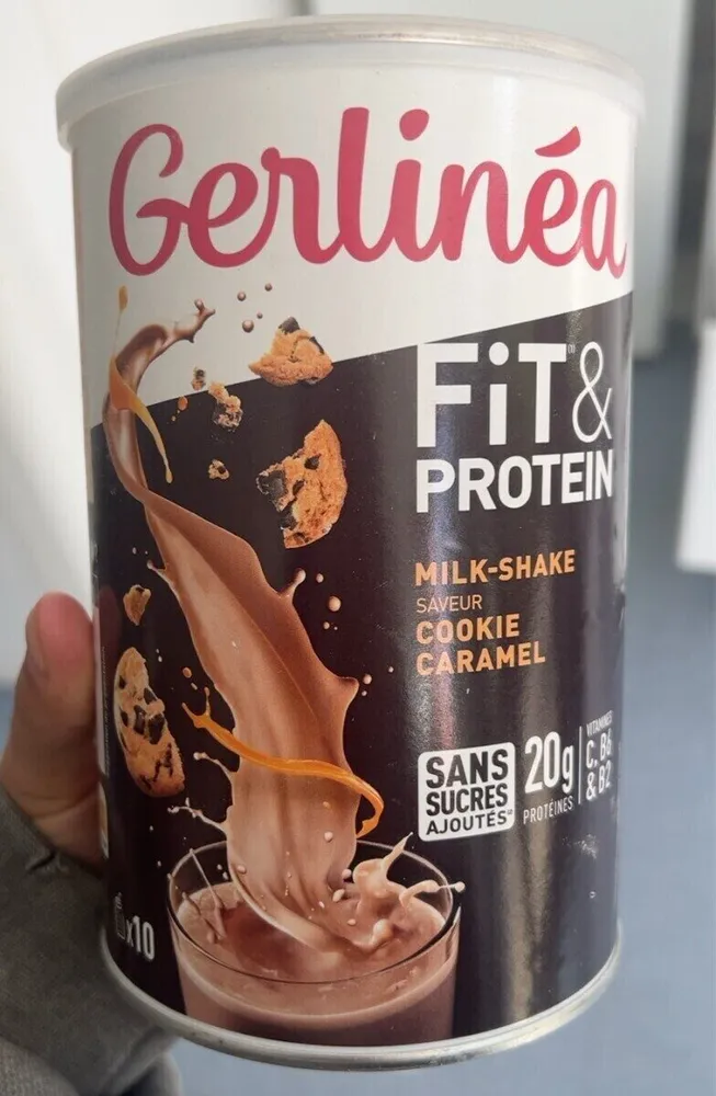 fit & protein milk shake cookie caramel