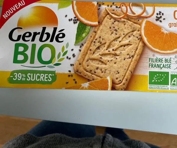 Biscuit orange chia