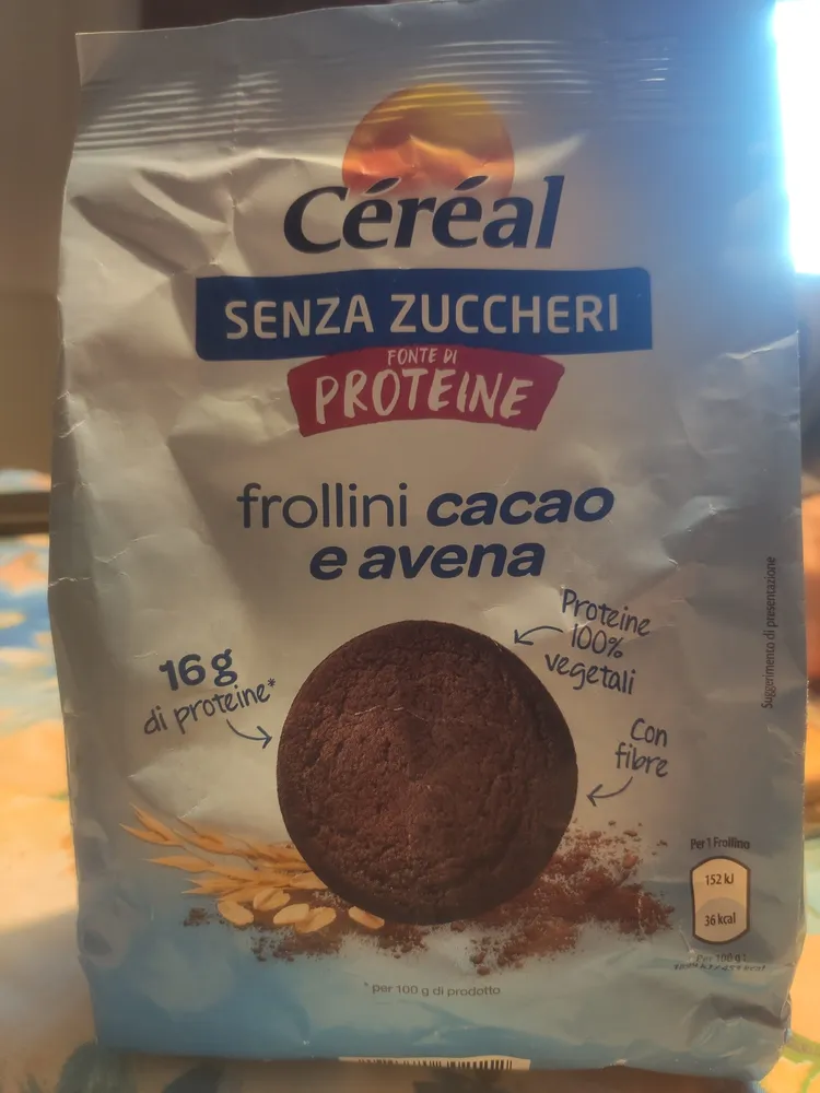 frollini cacao e avena