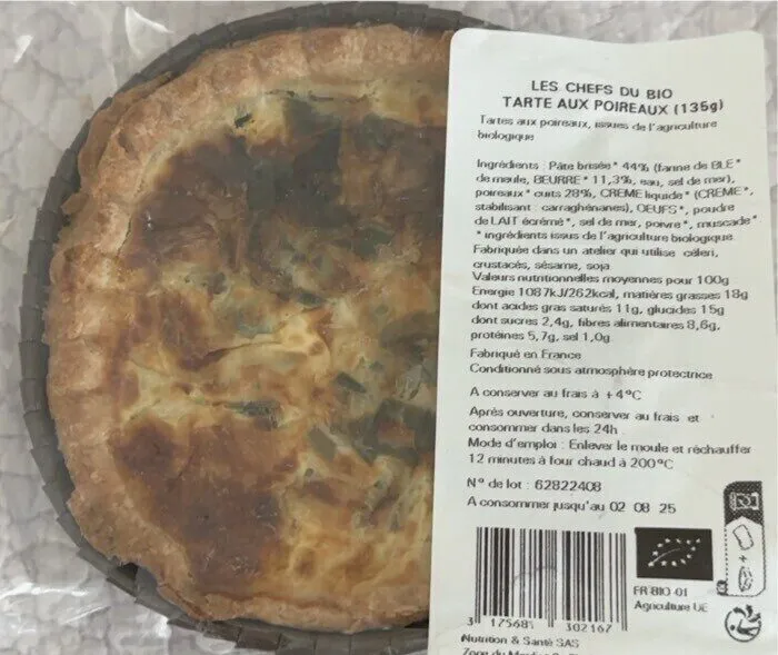 tarte aux poireaux