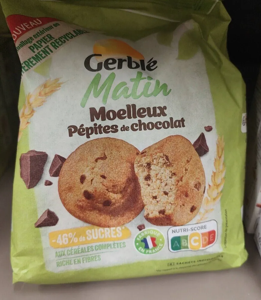 Moelleux pépites de chocolat